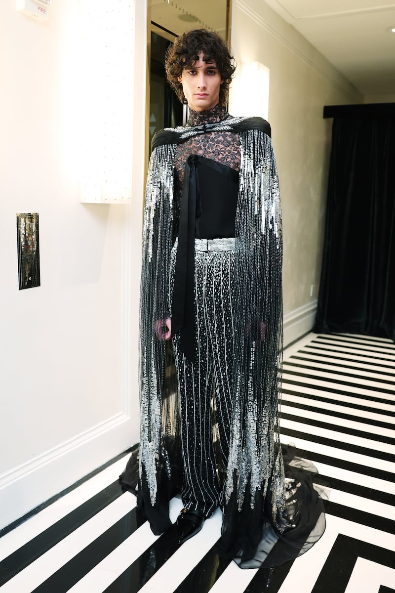 Sombr at The Mark Hotel before the 2026 Met Gala: "Costume Art" on May 4, 2026 in New York, New York.