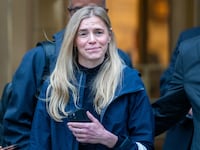 Graham Chase Robinson departs federal court on October 30, 2023 in New York City.