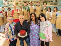 The cast of the new season of Great British Baking Show.