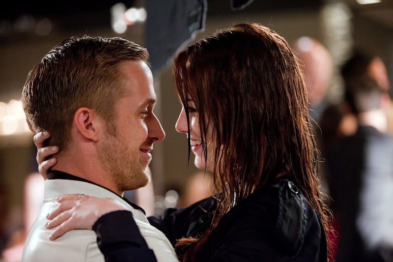 Ryan Gosling and Emma Stone in Crazy, Stupid, Love.