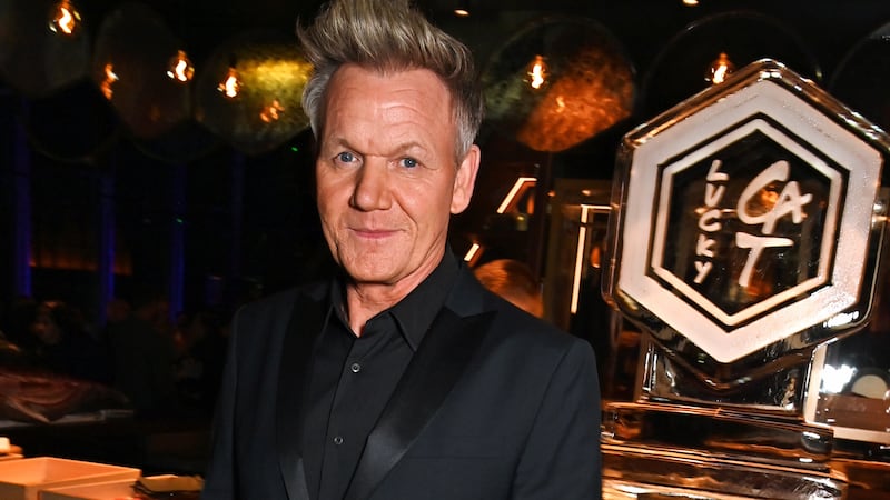 Gordon Ramsay attends the opening of Lucky Cat on February 27, 2025, in London, England.