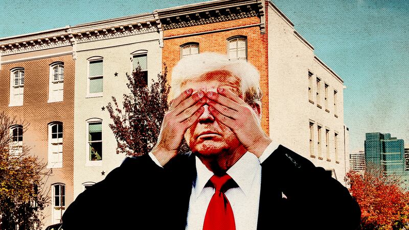 Trump doesn't want to face reality in Maryland.