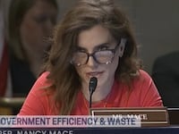 South Carolina Rep. Nancy Mace during a House hearing on government waste and efficiency.