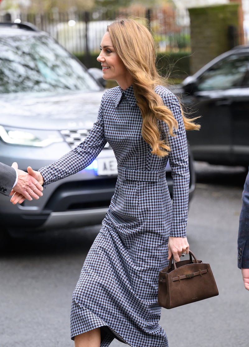 Catherine, Princess of Wales, visits the Anna Freud Centre on November 27, 2025, in London, England.