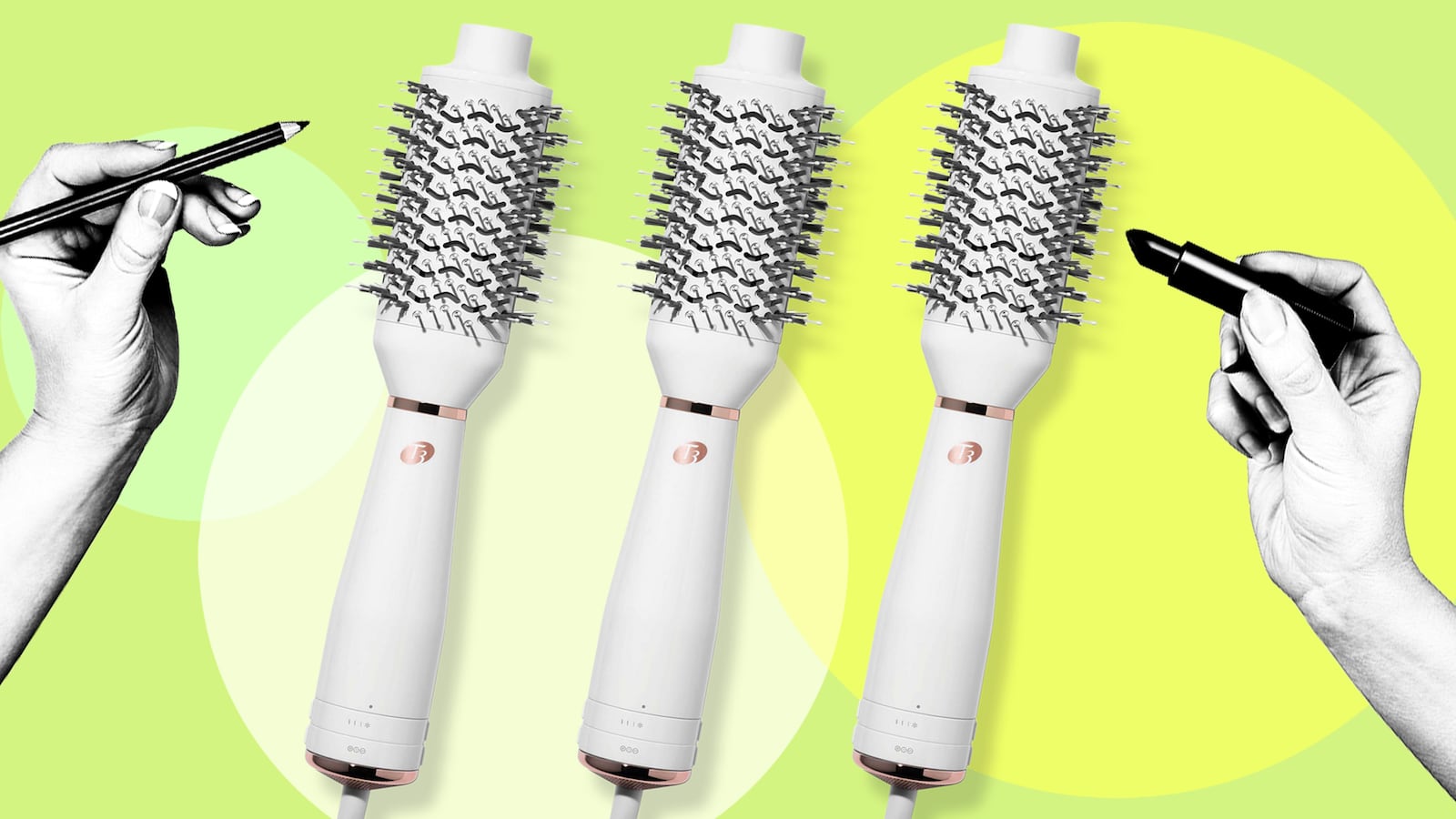 A photo illustration of T3 Airebrush for Looker.