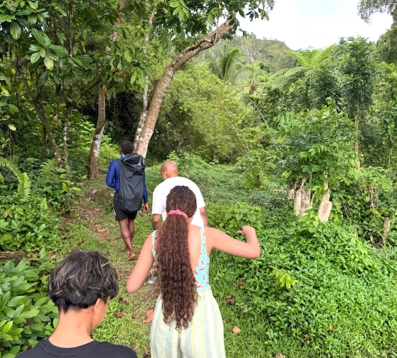 Halle Berry's family on vacation at the Kokomo Private Island in August 2026.